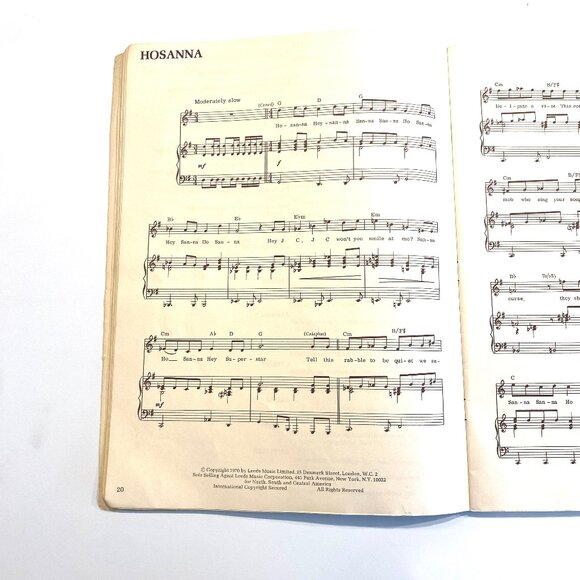 Jesus Christ Superstar Solo Piano Sheet Music, Musical Excerpts - Picture 7 of 8